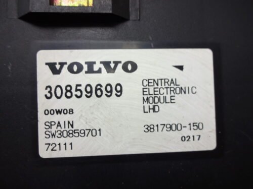 Central Módulo electrónico Volvo V40 30859699 00W08