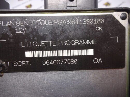 Centralita del motor  PEUGEOT Citroen R04080031B 9646677980 9641390180