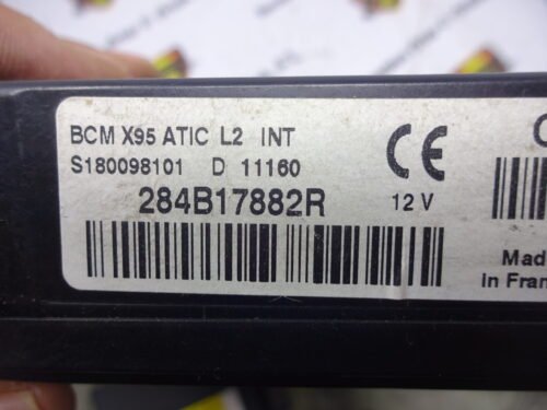 Caja de fusibles Renault Scenic 284B17882R S180098101D BCM X95 S180098101 D