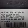 Caja de fusibles CITROEN XSARA 9644648680 73007412 BSI N7