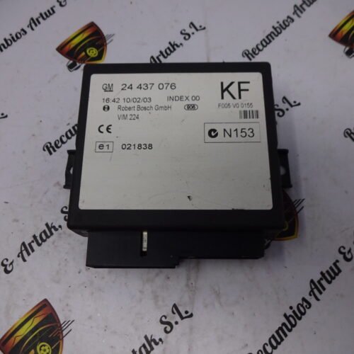 Unidad de control Opel 24437076KF 24437076 KF F005V00155
