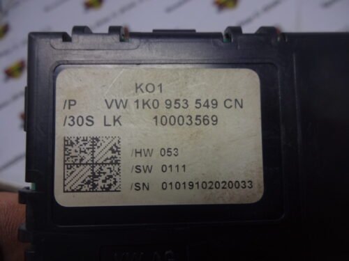 Directivo módulo de rueda VW Touran Golf Seat Audi 1K0953549CN 1K0 953 549 CN 1KO953549CN