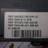 Caja de fusibles Peugeot Citroen 9645148880 BSI N7 73007612