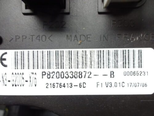 Controlador Confort RENAULT KANGOO  P8200338872B P8200338872-B UCH N3