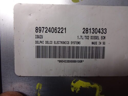Centralita del motor Opel Combo 1.7L DIESEL 28130433 8972406221