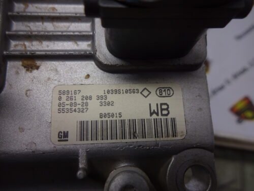 Centralita del motor Opel Corsa 0261208393 55354327WB 55354327 WB