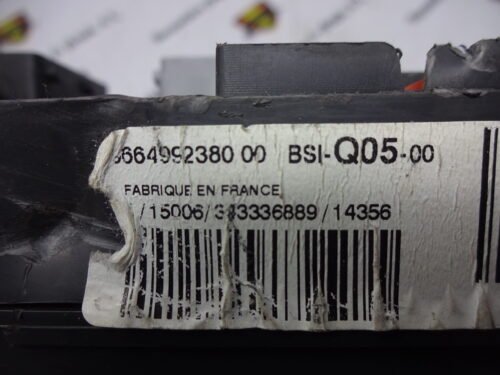 BSI Caja de fusibles Peugeot 508 9664992380 BSI-Q05-00 S180121005H
