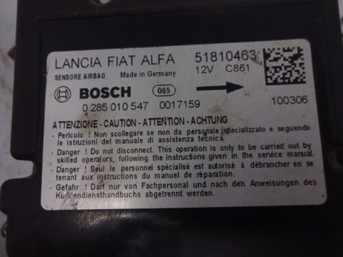 Airbag Centralita Fiat Doblo 0285010547 51810463