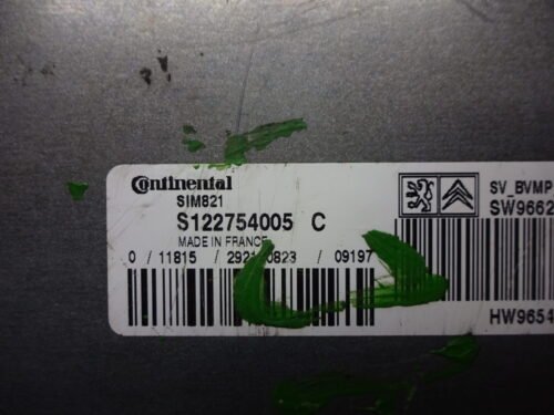 Módulo de control de transmisión Citroen C2 C3 S122784005C 9662743780 9654519480