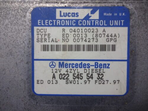 Centralita del motor MERCEDES CLASSE C W202 C220 CDI A0225455432 R04010023A