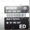 Centralita del motor Opel Frontera 0261200542 0261200542 91140247 ED 91140247ED