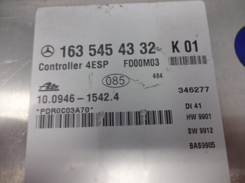 Unidad de control Mercedes W163 ML ESP 1635454332 K01 10094615424