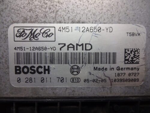 Centralita del motor Ford 0281011701 4M5112A650YD 4M51-12A650-YD 7AMD