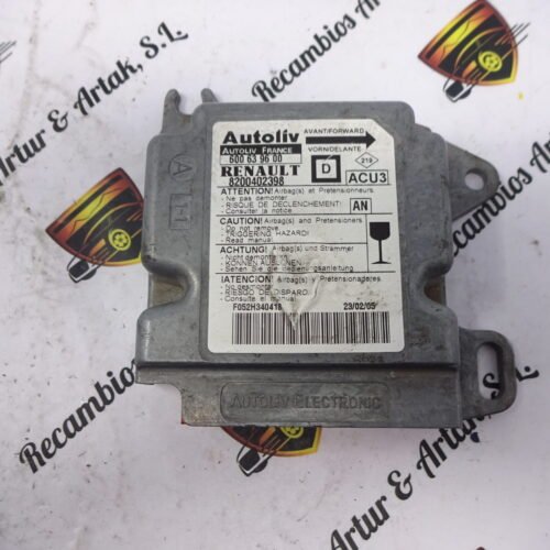 Airbag Centralita Renault Megane 8200402398 600639600 AN 8200402398D 600639600AN