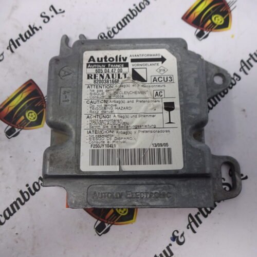 Airbag Centralita RENAULT KANGOO 8200381660 605044700AC 605044700 AC