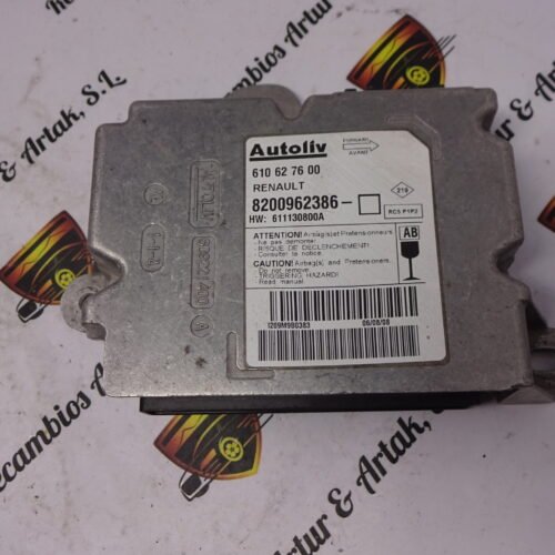 Airbag Centralita RENAULT Mégane 8200962386 610627600 611130800A