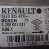 Airbag Centralita RENAULT CLIO 8200335431 0285001537