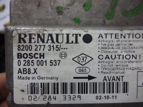 Airbag Centralita RENAULT CLIO 0285001537 8200277315