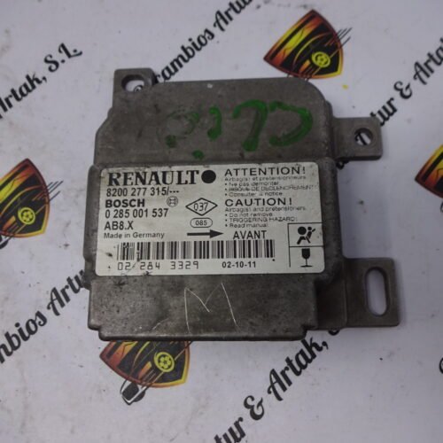 Airbag Centralita RENAULT CLIO 0285001537 8200277315
