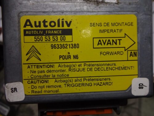Centralita Airbag Peugeot Citroen 9633621380 550535300 AN 550535300AN