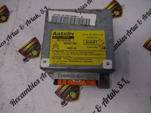 Centralita Airbag Peugeot Citroen 9633621380 550535300 AN 550535300AN