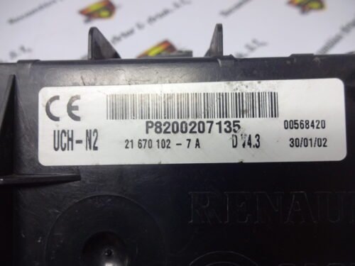 Modulo de control de la carrocería Renault UCH-N2 P8200207135