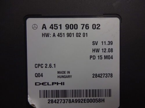 Unidad de control Smart Fortwo A4519007602 A4519010201