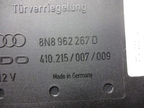 Modulo Electrónico Confort Audi TT 8N8962267D 8N8 962 267 D 410215007009 Modulo Electrónico Confort Audi TT 8N8962267D 8N8 962 267 D 410215007009