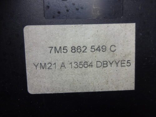Portavasos  Seat Alhambra Ford Galaxy 7M5862549C  YM21A13564DB