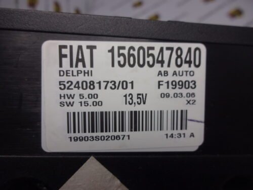 Clima panel de control  ALFA ROMEO 1560547840 52408173/01