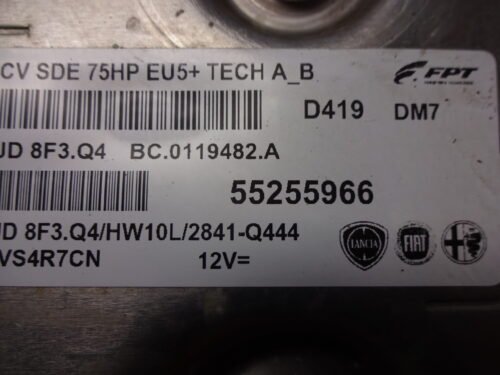 Centralita del motor  FIAT QUBO 55255966 MJD8F3Q4  BC0119482A