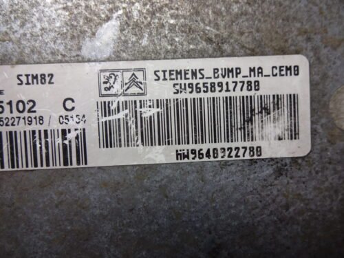 Módulo de control de transmisión CITROEN C2 C3 S120215102C 9640922780 9658917780