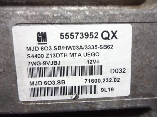 Centralita del motor Opel Corsa D 55573952 QX 55573952QX MJD603SB 7160023202