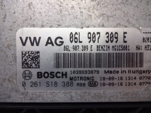 Centralita del motor AUDI A4 0261S18388 06L907309E 06L 907 309 E