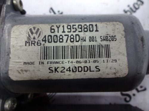 MOTOR ELEVALUNAS DELANTERO IZQUIERDO SKODA FABIA VW POLO 6Y1959801