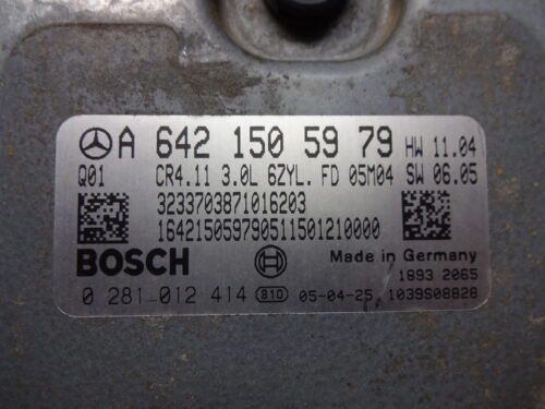 Centralita del motor Mercedes W164 ML 320 0281012414 A6421505979