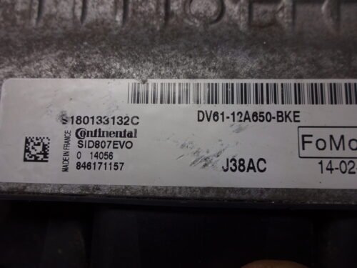 Centralita del motor FORD S180133132C SID807EVO DV61-12A650-BKE DV6112A650BKE