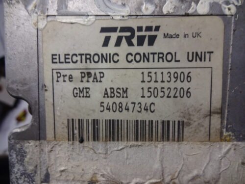 ABS OPEL SAAB 13191183 15052206 15113906 15052206 54084734C