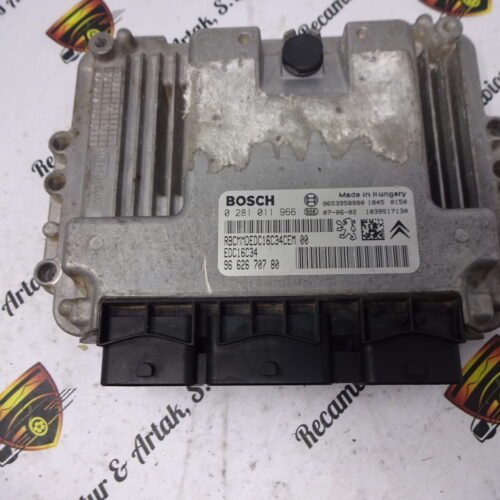 Centralita del motor Citroen Peugeot 0281011966 9662670780