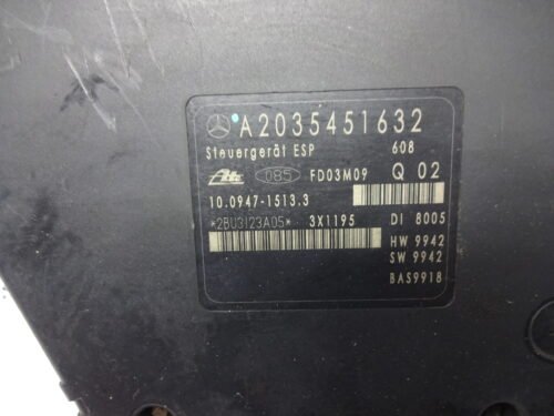 ABS Mercedes SLK 200 R170 A0044313812 Q01 10039923584 A2035451632 Q02  10094715133