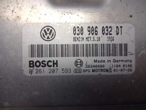 Centralita del motor VW Polo 0261207593 030906032DT