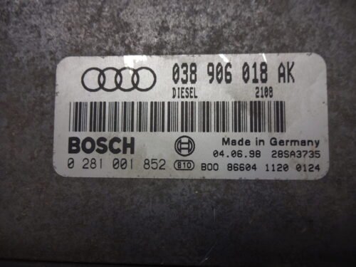 Centralita del motor  AUDI A3 038906018AK 0281001852