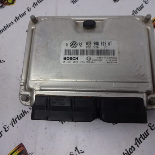 Centralita del motor VW Golf 0281010974 038906019AT