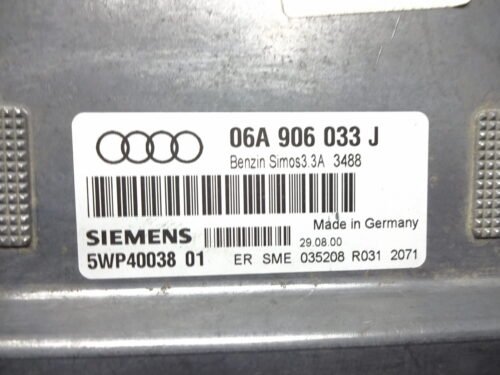 Centralita del motor Audi A3 06A906033J  5WP4003801 5WP40038 01