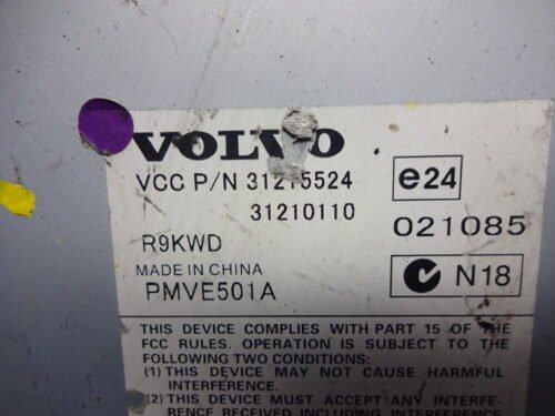 Amplificador VOLVO 31215524 31210110 PMVE501A R9KWD
