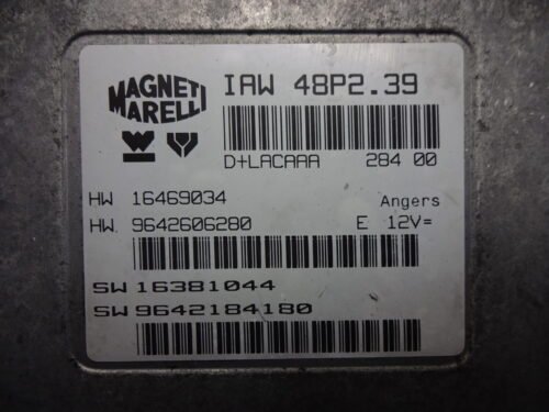 Centralita del motor PEUGEOT CITROEN 9642184180 9642606280 IAW48P239