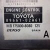 Centralita del motor  Toyota Corolla  8966102A61 89661-02A61 MB175800-8080
