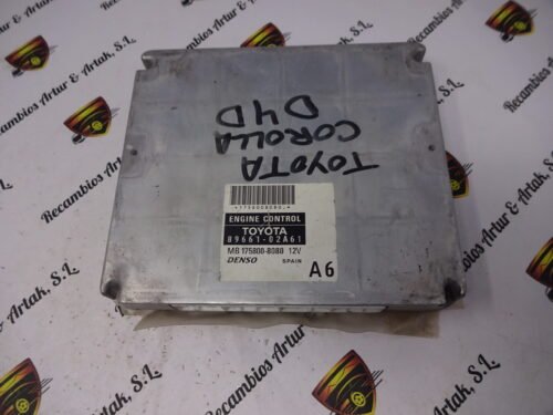 Centralita del motor Toyota Corolla 8966102A61 89661-02A61 MB175800-8080