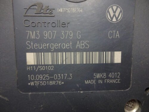 ABS VW Sharan FORD GALAXY 7M3614111Q 3M212L580BB 3M21-2L580-BB  7M3907379G 10092503173