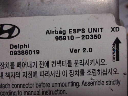 Airbag Centralita HYUNDAI ELANTRA 959102D350 95910-2D350